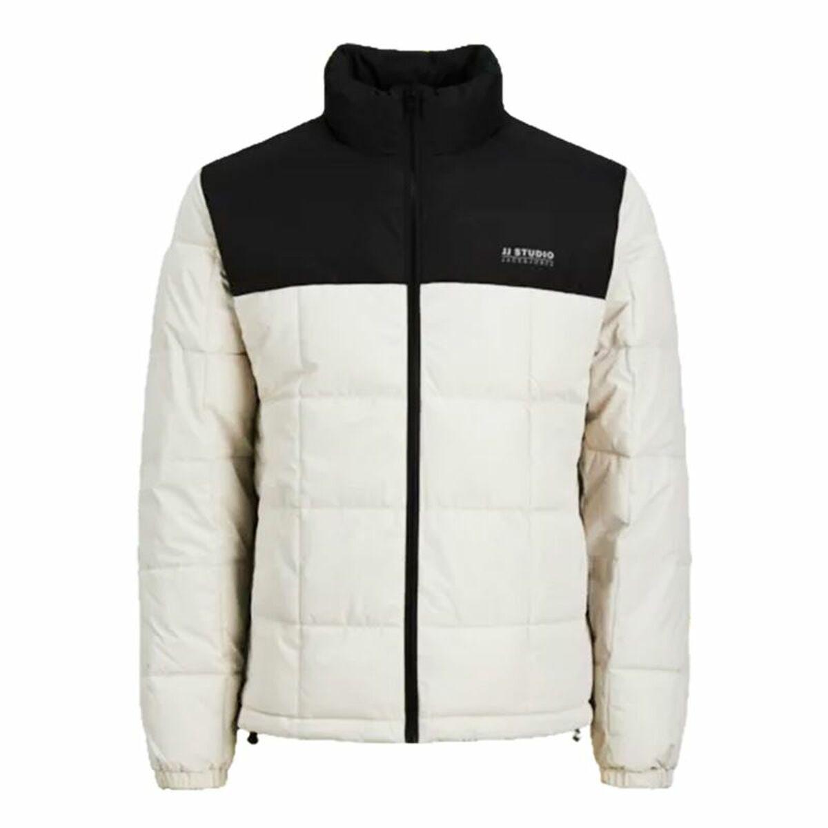 Sportsjakke til Mænd Jack & Jones Jjben Square Moonbeam Hvid L