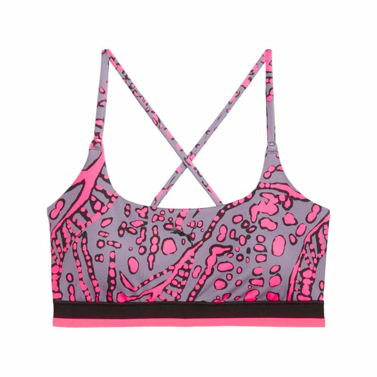 Puma Sports-BH Move Hypernatural - Pink, str. M