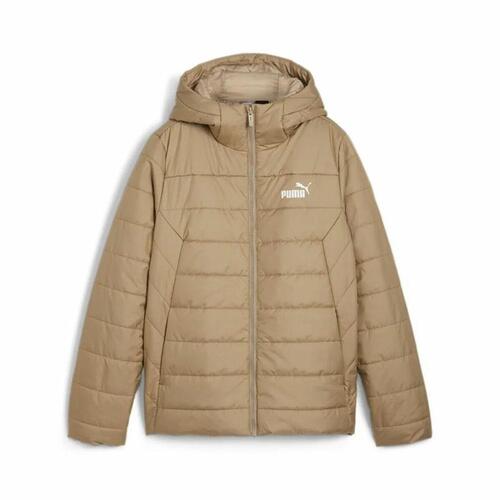 Sportsjakke til damer Puma Ess Hooded Padded Jacket Beige M