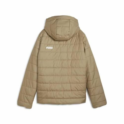Sportsjakke til damer Puma Ess Hooded Padded Jacket Beige M