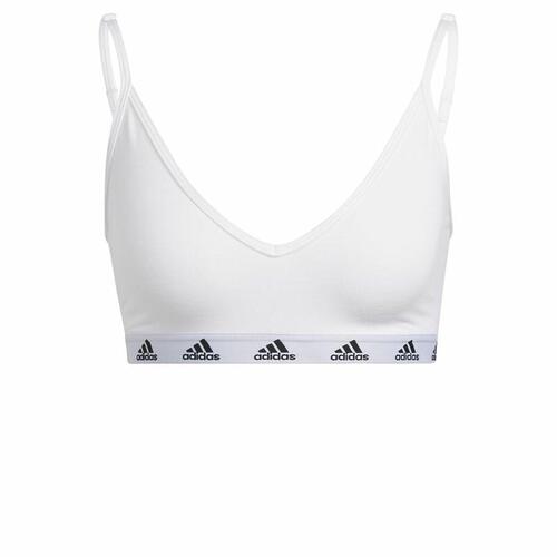 Sports-BH Adidas Pureb Ls Hvid L