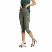 Sport leggings til kvinder Ditchil Capri Vibrant Oliven L