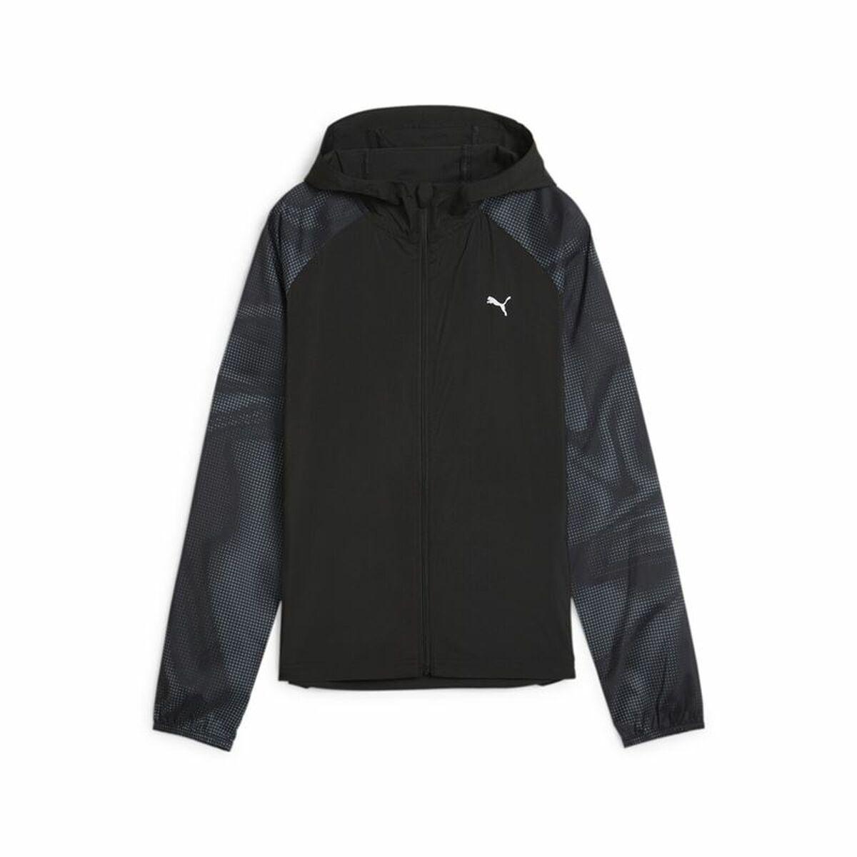 Sportsjakke til damer Puma Run Favorite AOP OV Sort S
