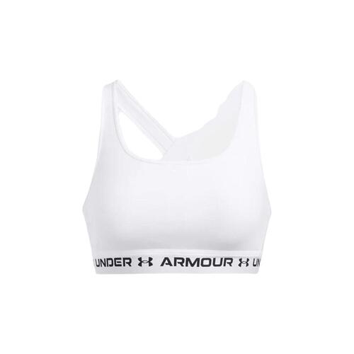 Sports-BH Under Armour CroSSback Mid Hvid S