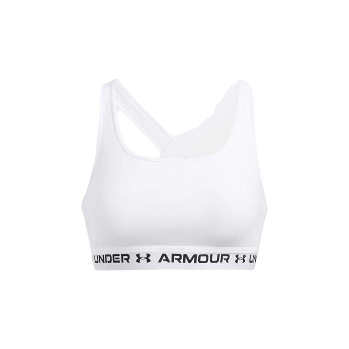 Sports-BH Under Armour CroSSback Mid Hvid S