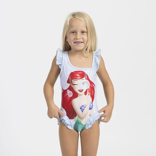 Badedragt til piger Disney Princess Lyseblå 4 år