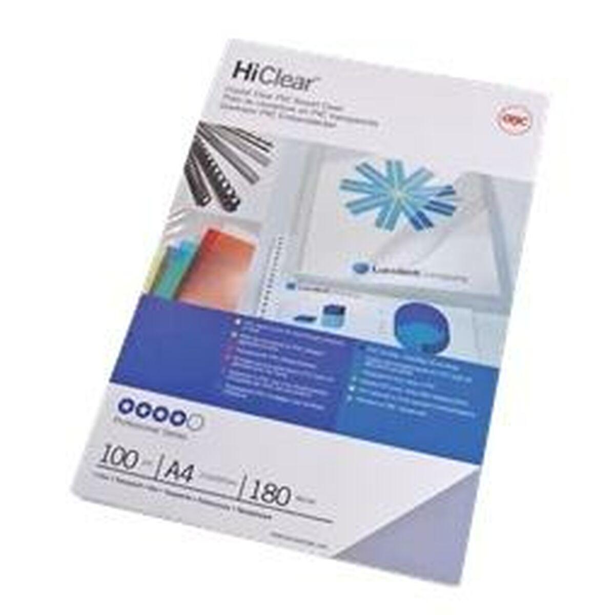 GBC Omslagsark A3 - gennemsigtig PVC, 100 stk.