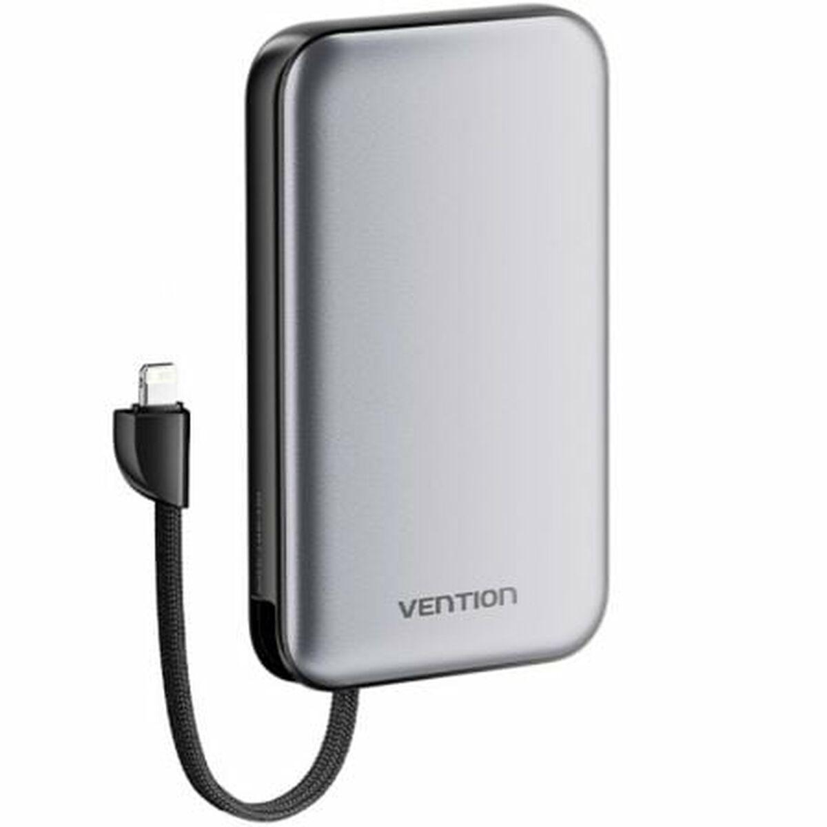 Vention I12IA powerbank 10.000 mAh - sort, USB‑C, 20 W