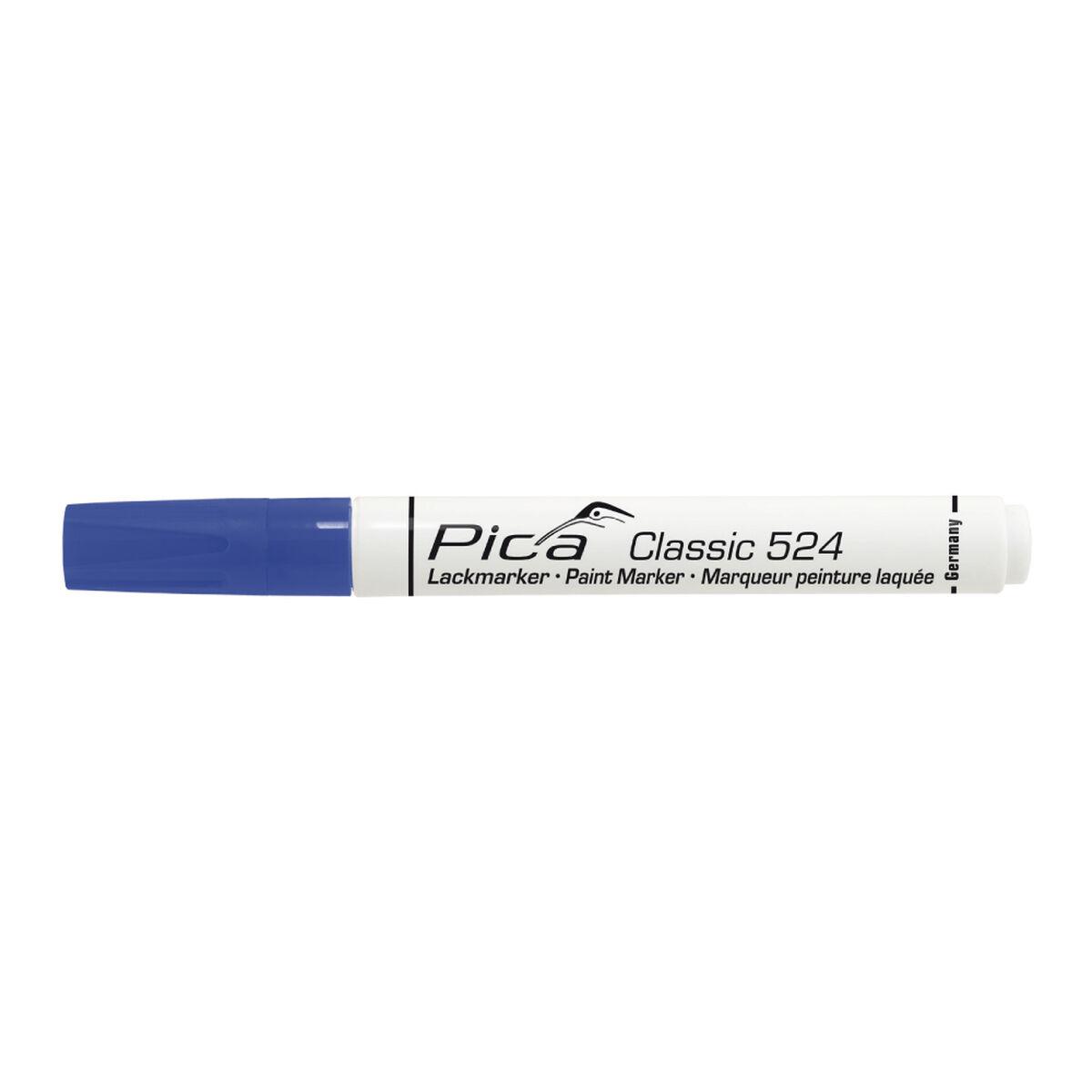 Pica Mærkepen blå Classic Industry paint marker med rund spids 2-4 mm