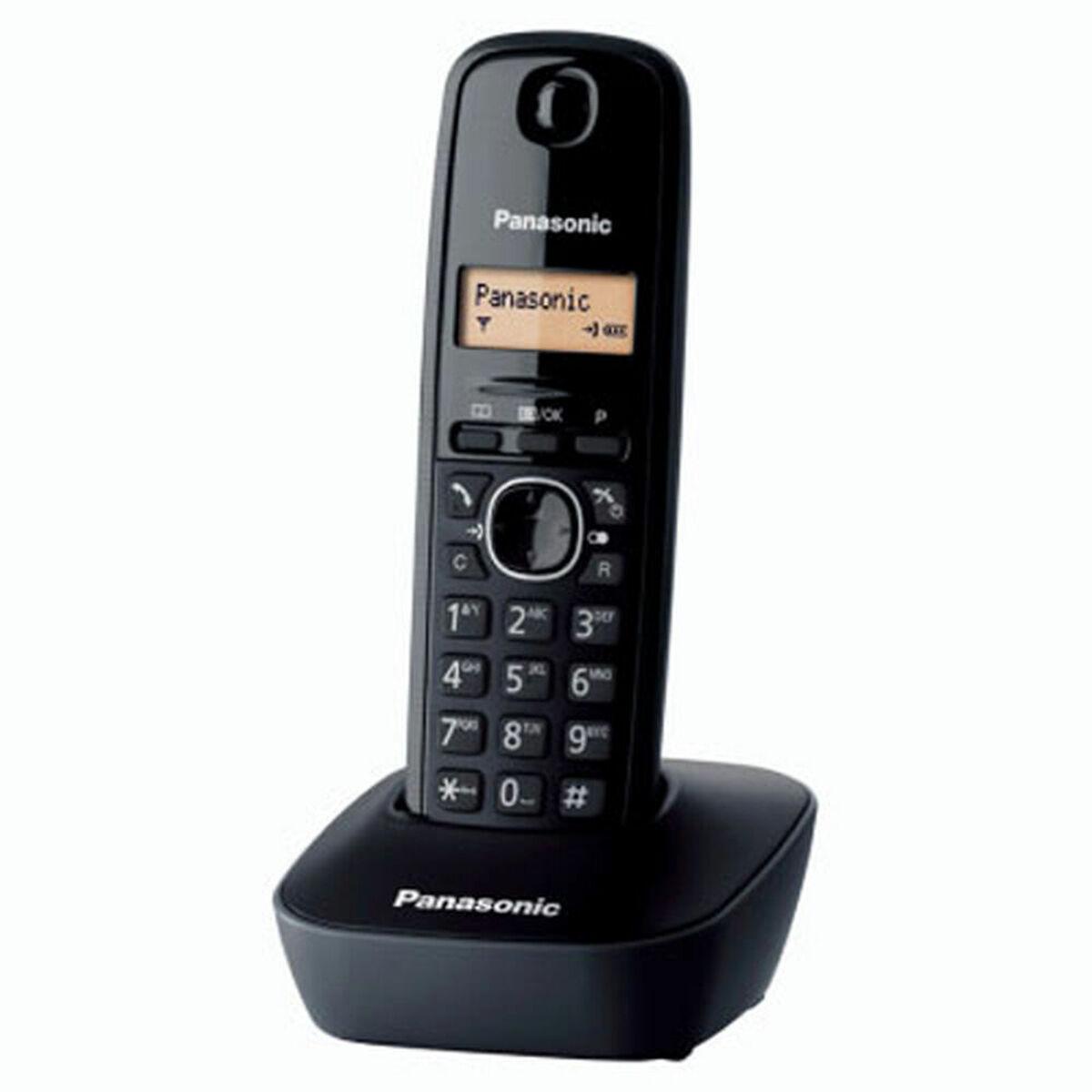 Panasonic trådløs fastnettelefon KX-TG1611, sort rav