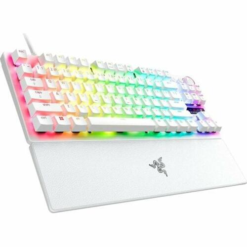 Tastatur Razer Huntsman V3 Pro Hvid Spansk qwerty