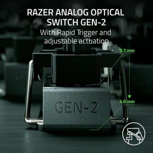 Tastatur Razer Huntsman V3 Pro Hvid Spansk qwerty