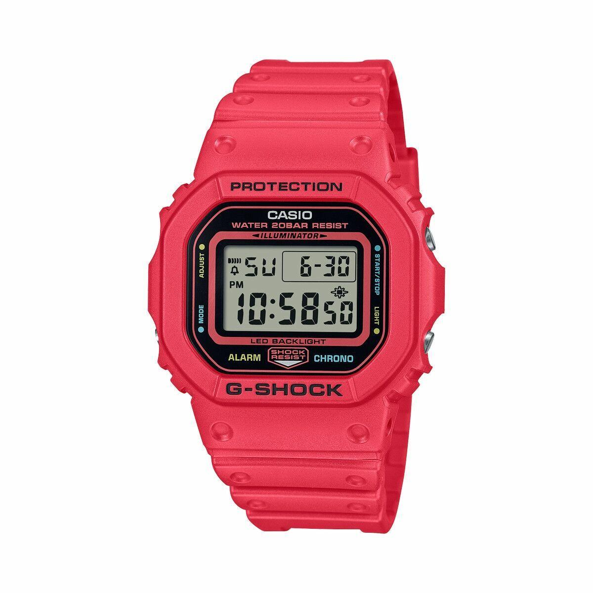 Casio G-Shock herreur DW-5600EP-4ER - pink harpiks, kvarts