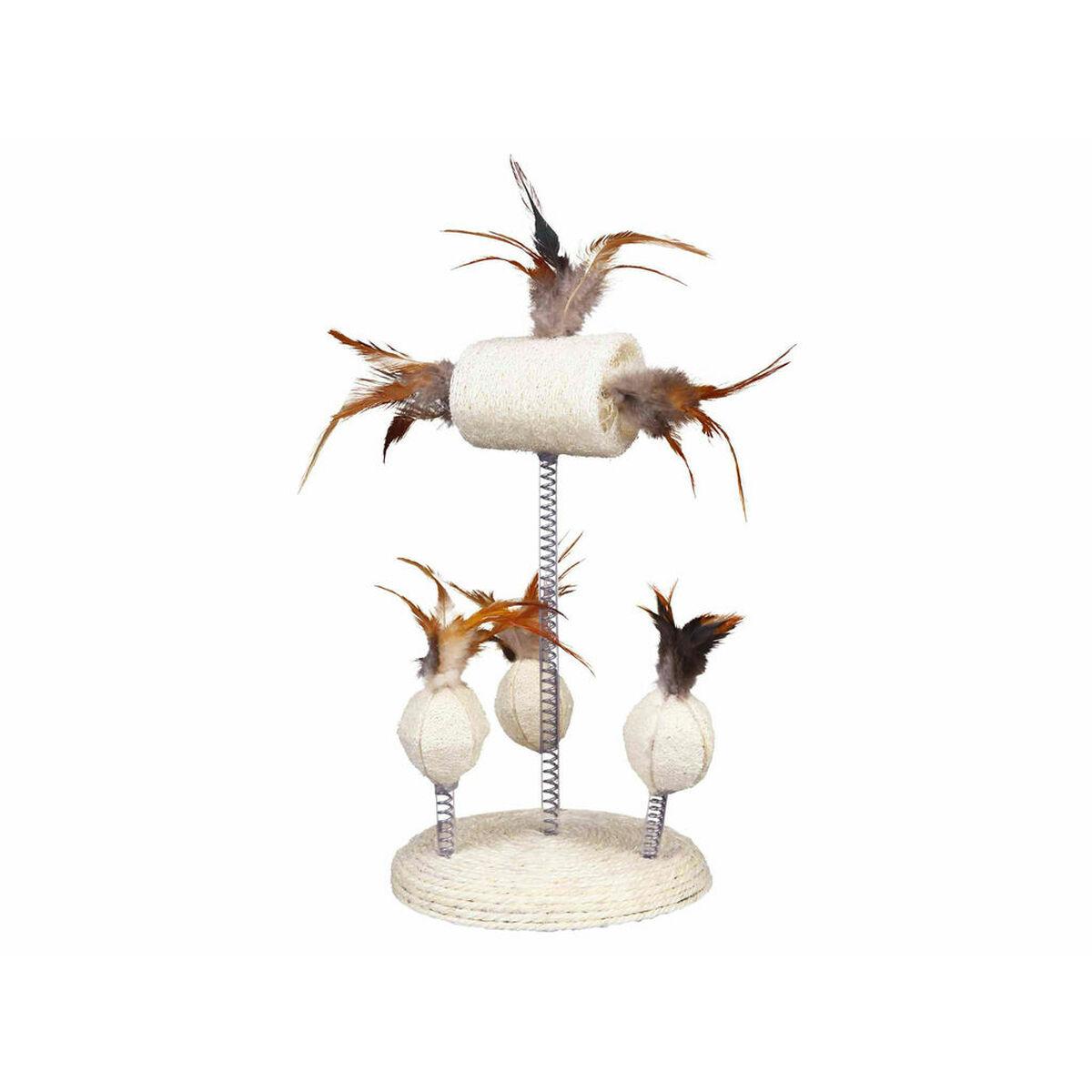 Legetøj til katte Trixie Sisal Ø 15 × 30 CM