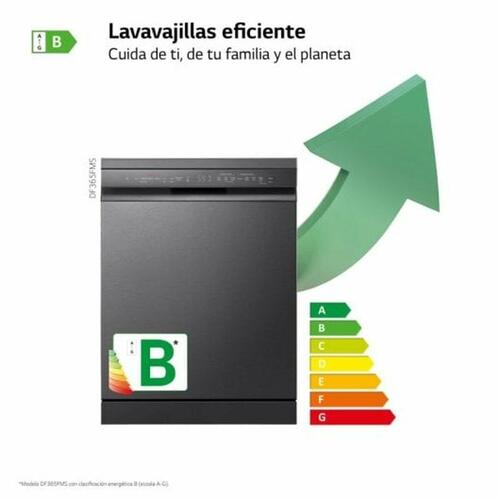 Opvaskemaskine LG Sort 60 cm