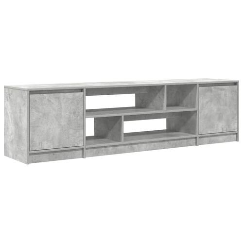 Tv-bord 188,5x41x50 cm konstrueret træ betongrå