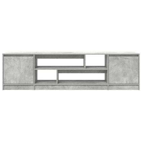 Tv-bord 188,5x41x50 cm konstrueret træ betongrå