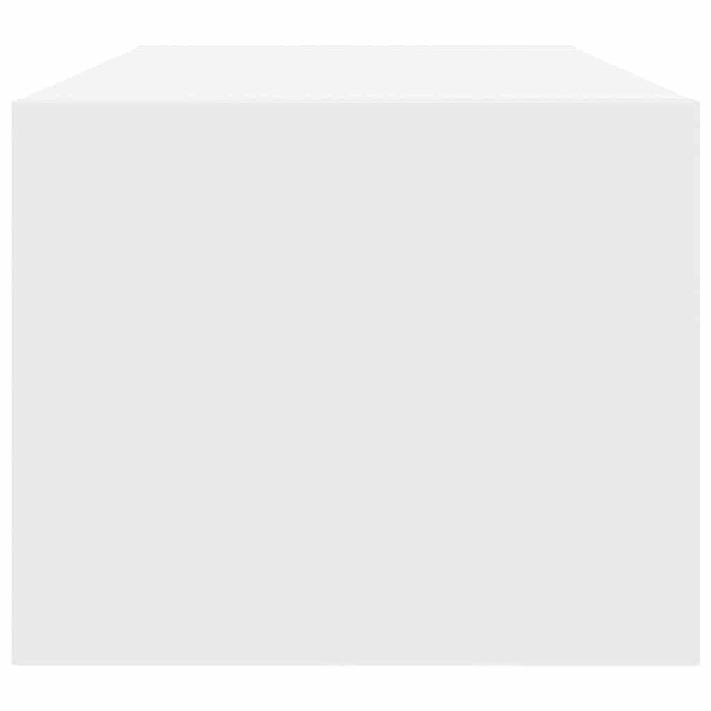 Tv-borde 2 stk. 80x31x25,5 cm konstrueret træ hvid