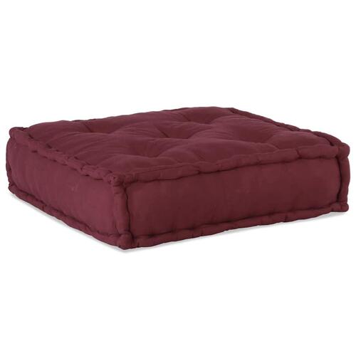 Modulpuf stof 70x70x36 brunrød