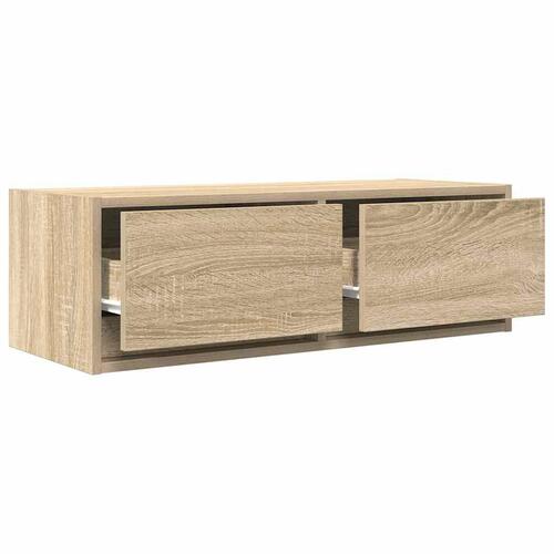 Tv-borde 2 stk. 80x31x25,5 cm konstrueret træ sonoma-eg