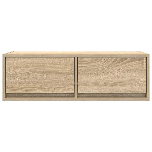 Tv-borde 2 stk. 80x31x25,5 cm konstrueret træ sonoma-eg