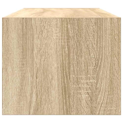 Tv-borde 2 stk. 80x31x25,5 cm konstrueret træ sonoma-eg