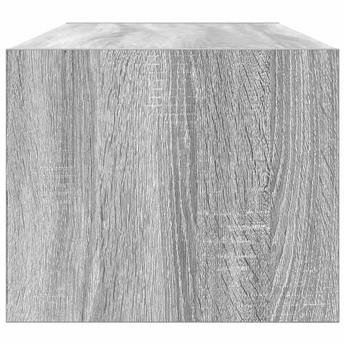 Tv-borde 2 stk. 80x31x25,5 cm konstrueret træ grå sonoma-eg