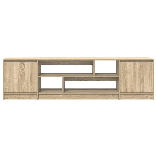 Tv-bord 188,5x41x50 cm konstrueret træ sonoma-eg