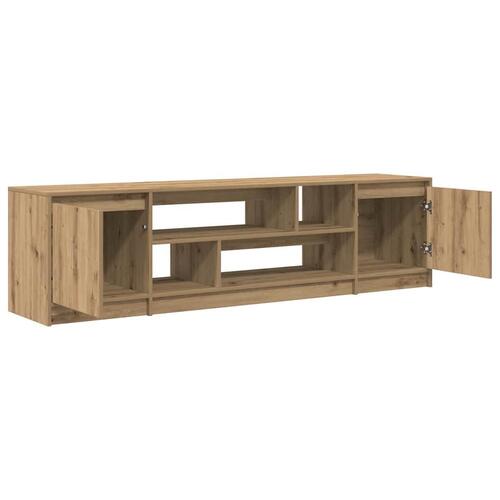 Tv-bord 188,5x41x50 cm konstrueret træ kunsteg