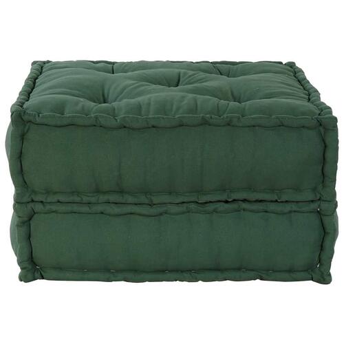Modulpuf stof 70x70x36 grøn