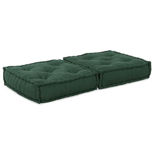 Modulpuf stof 70x70x36 grøn