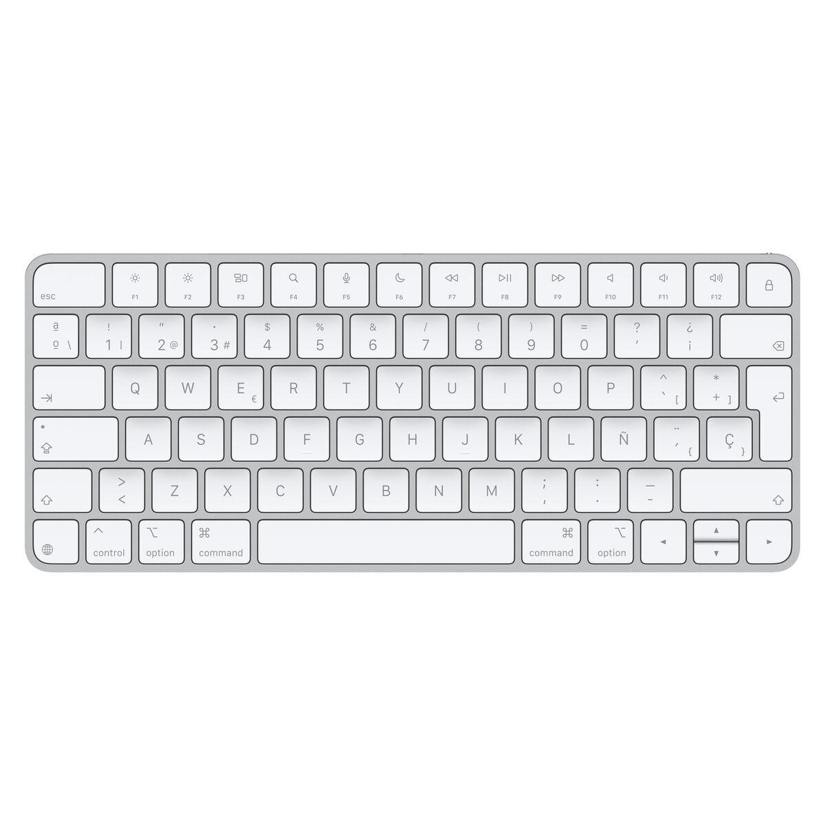 Trådløst tastatur Apple MXCL3Y/A Hvid Spansk qwerty