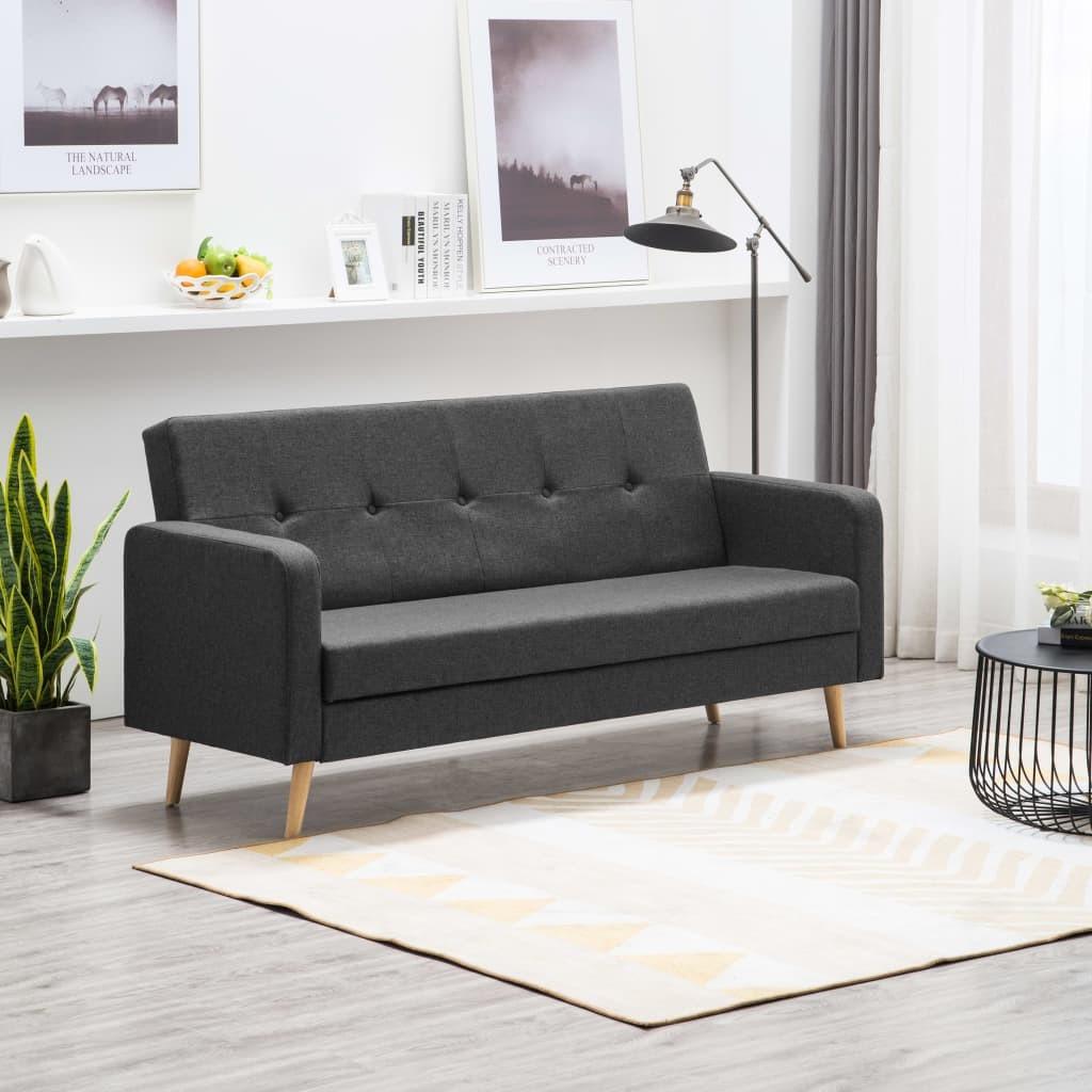 Sofa stof mørkegrå