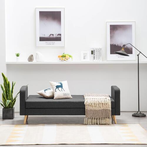 Sofa stof mørkegrå