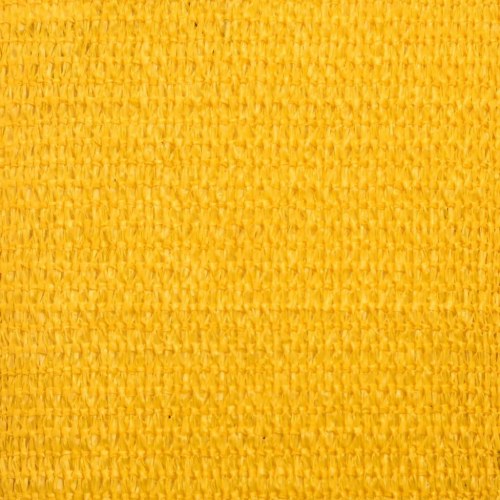 Solsejl 160 g/m² 7x7 m firkantet HDPE gul