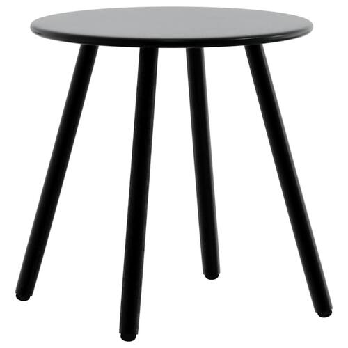 Havestolssæt 3 stk. polyrattan sort