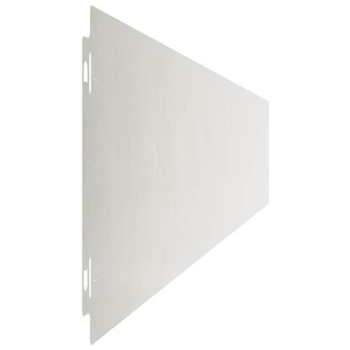 Plænekanter 30 stk. 15x103 cm rustfrit stål