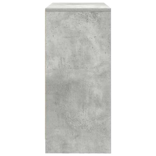 Skænk med skuffer og låger 70,5x34x74,5 cm betongrå