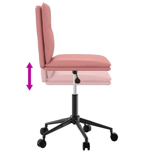 Spisebordsstol Pink imiteret læder