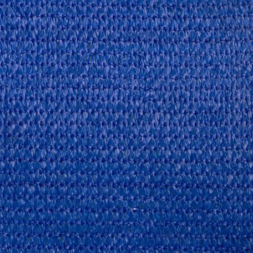 Solsejl 7 × 7 m - firkantet HDPE 160 g/m², mørkegrøn