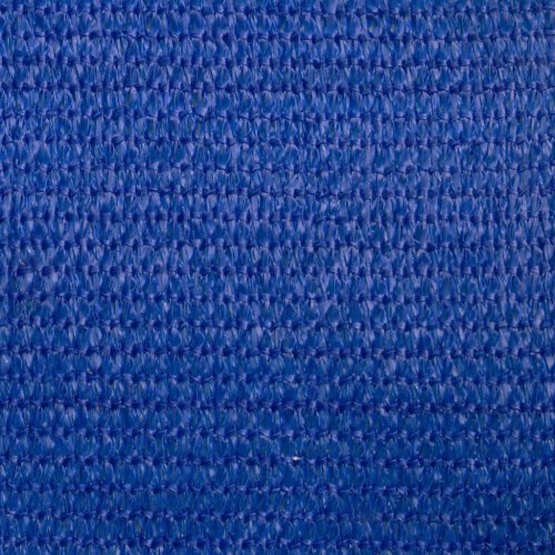 Solsejl trekant 6 x 6 x 6 m - blå HDPE 160 g/m²