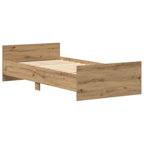 Sengeramme 75×190 cm i konstrueret træ - kunsteg