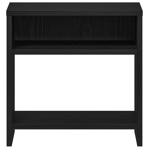 Sengeborde 2 stk. - 40×30×40 cm i konstrueret træ, sort egetræsfarve