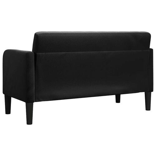 Elskovssofa 109 cm fløjl sort