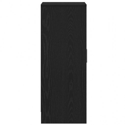Skoskab 60×35×92 cm i konstrueret træ - sort eg