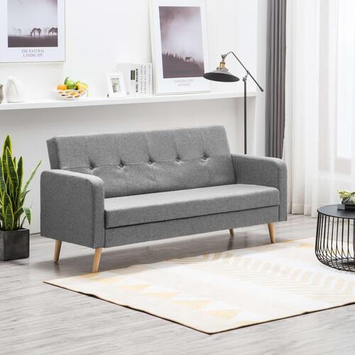 Sofa stof lysegrå