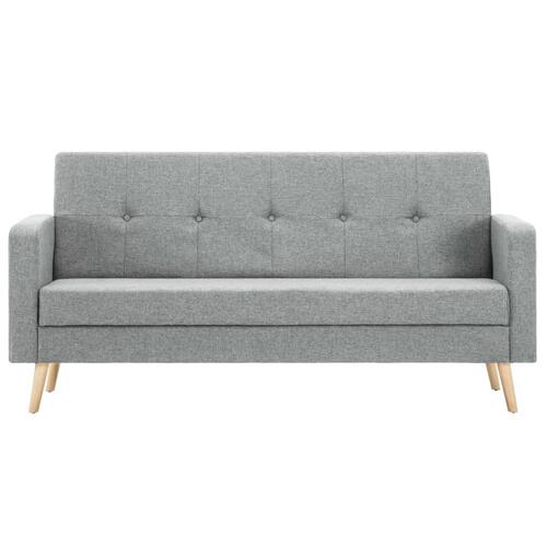 Sofa stof lysegrå