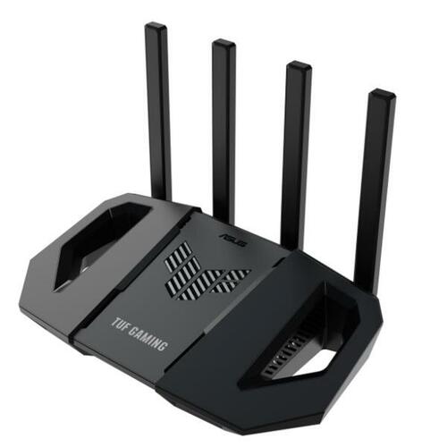 Router Asus BE3600 Sort USB RJ45 Ethernet LAN USB 3.2
