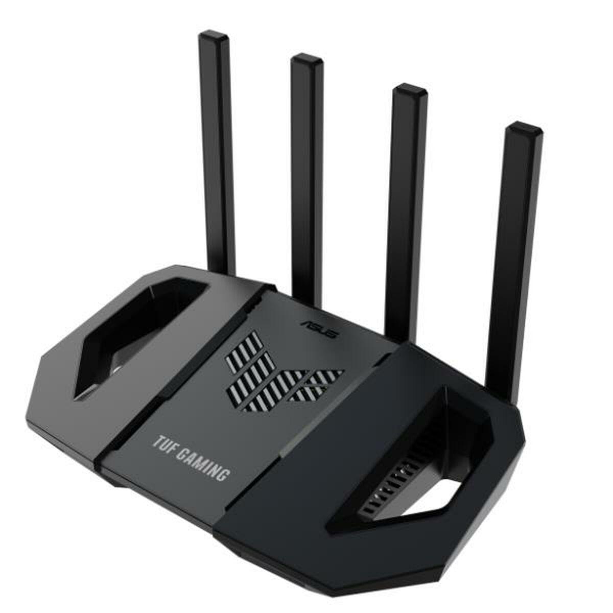 Router Asus BE3600 Sort USB RJ45 Ethernet LAN USB 3.2