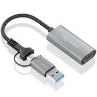 USB 3.0 til HDMI-adapter Aisens A109-0913